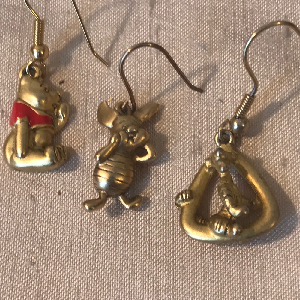 Pr Disney Winnie The Pooh Earrings Piglet Tigger
